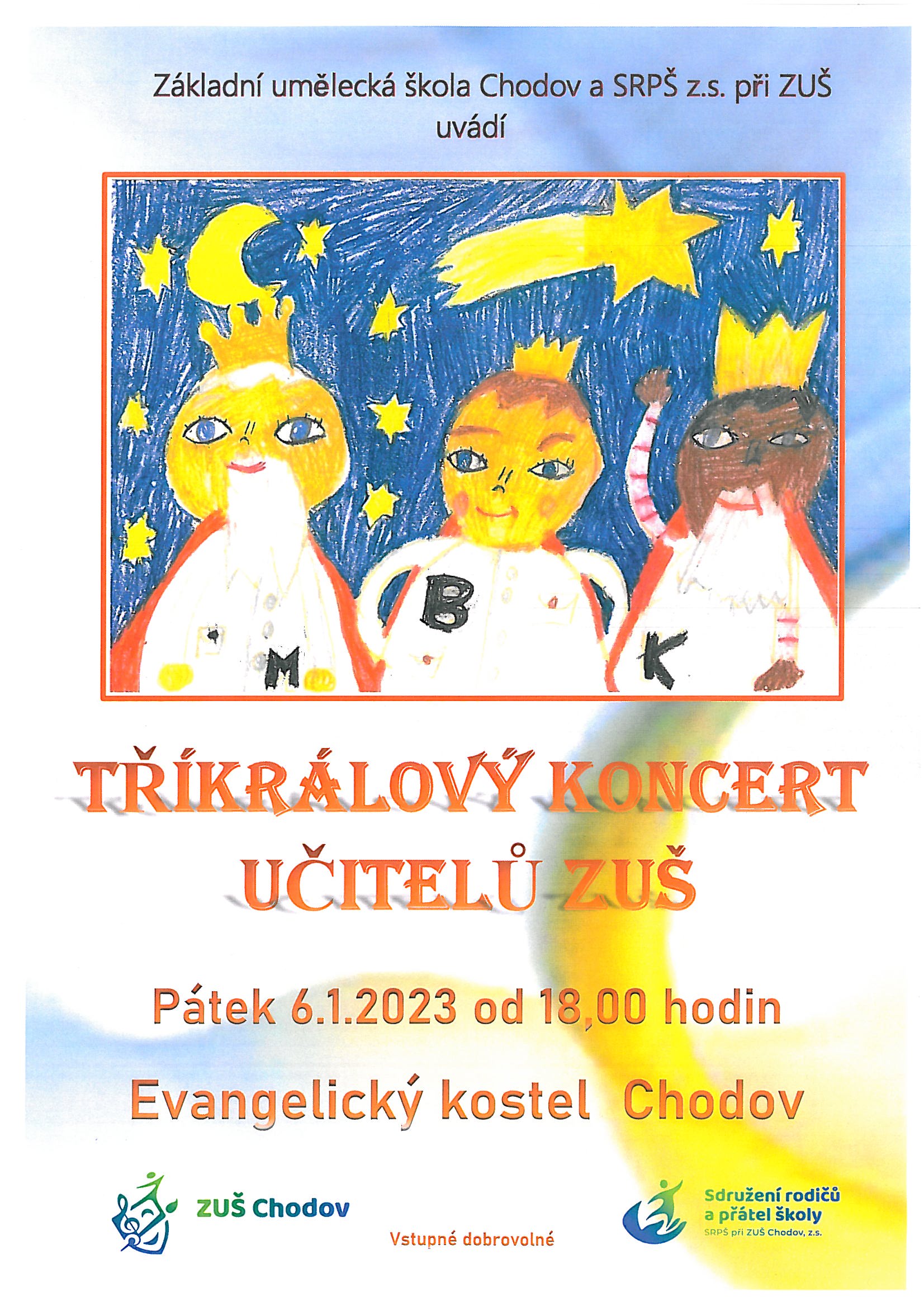 Tříkrálový koncert učitel ZUŠ